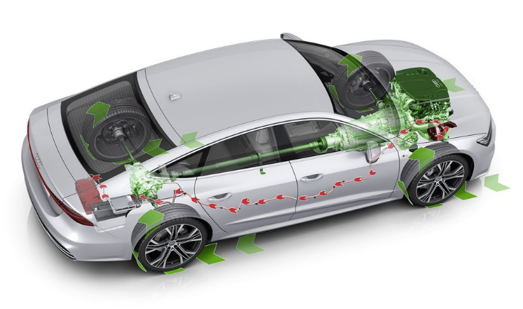A frenagem regenerativa reaproveita a energia que o carro perderia ao reutilizá-la em outra área, como nas baterias.
