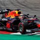 carro de corrida do piloto da formula 1 max verstappen da equipe redbull